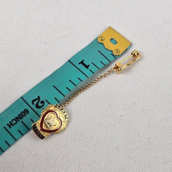 1/20th 12k Gold Past Regent Women Of The Moose Brooch Pin - Picture 7 of 7